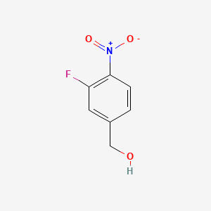 (3-Fluoro-4-nitrophenyl)methanol chemical structure (CAS 503315-74-0)