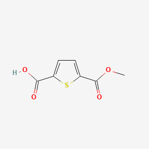 5-(Methoxycarbonyl)thiophene-2-carboxylic acid chemical structure (CAS 50340-79-9)
