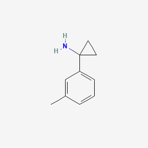 1-(m-Tolyl)cyclopropanamine chemical structure (CAS 503417-30-9)