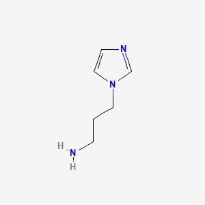 N-(3-Aminopropyl)-imidazole chemical structure (CAS 5036-48-6)