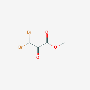 Methyl 3,3-dibromo-2-oxopropanoate chemical structure (CAS 5038-58-4)