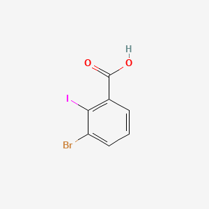 3-Bromo-2-iodobenzoic acid chemical structure (CAS 503821-94-1)