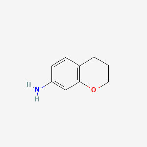 Chroman-7-amine chemical structure (CAS 50386-68-0)
