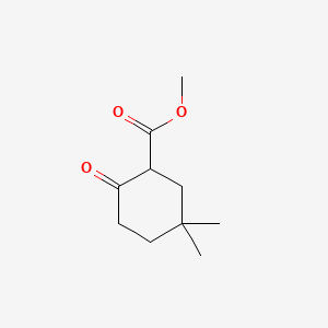 Methyl 5,5-dimethyl-2-oxocyclohexanecarboxylate chemical structure (CAS 50388-51-7)