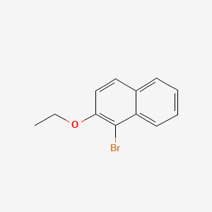 1-Bromo-2-ethoxynaphthalene chemical structure (CAS 50389-70-3)