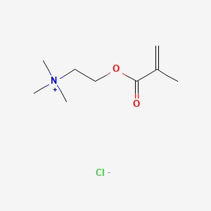 2-(Methacryloyloxy)-N,N,N-trimethylethanaminium chloride chemical structure (CAS 5039-78-1)