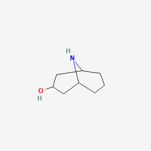 endo-9-Azabicyclo[3.3.1]nonan-3-ol chemical structure (CAS 504-12-1)