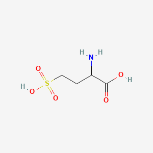 2-Amino-4-sulfobutanoic acid chemical structure (CAS 504-33-6)