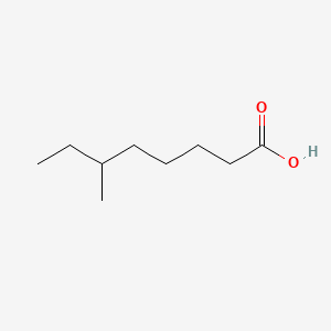 6-Methyloctanoic acid chemical structure (CAS 504-99-4)