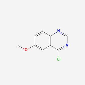 4-Chloro-6-methoxyquinazoline chemical structure (CAS 50424-28-7)