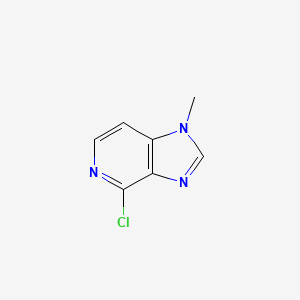 4-Chloro-1-methyl-1H-imidazo[4,5-c]pyridine chemical structure (CAS 50432-68-3)