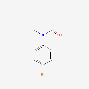 N-(4-Bromophenyl)-N-methylacetamide chemical structure (CAS 50438-47-6)