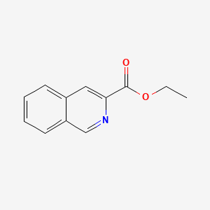 Ethyl 3-isoquinolinecarboxylate chemical structure (CAS 50458-79-2)