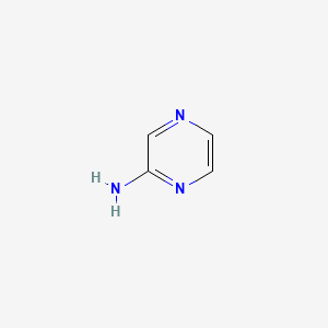 Pyrazin-2-amine chemical structure (CAS 5049-61-6)