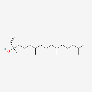 3,7,11,15-Tetramethylhexadec-1-en-3-ol chemical structure (CAS 505-32-8)