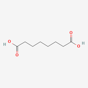 Octanedioic acid chemical structure (CAS 505-48-6)