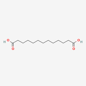 Tridecanedioic acid chemical structure (CAS 505-52-2)