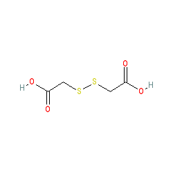 Dithiodiglycolic Acid chemical structure (CAS 505-73-7)