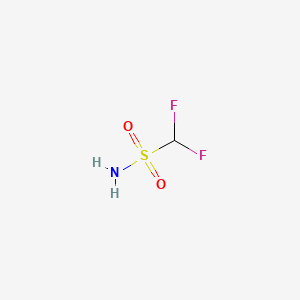 Difluoromethanesulfonamide chemical structure (CAS 50585-74-5)