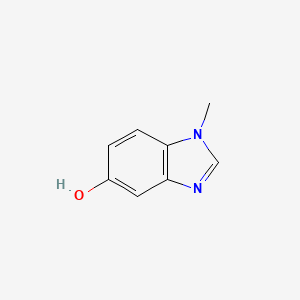 1-Methyl-1H-benzo[d]imidazol-5-ol chemical structure (CAS 50591-22-5)