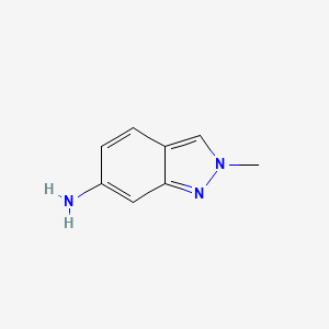 2-Methyl-2H-indazol-6-amine chemical structure (CAS 50593-30-1)
