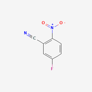 5-Fluoro-2-nitrobenzonitrile chemical structure (CAS 50594-78-0)