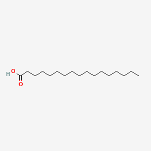 Heptadecanoic acid chemical structure (CAS 506-12-7)