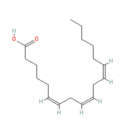 (6Z,9Z,12Z)-Octadeca-6,9,12-trienoic acid chemical structure (CAS 506-26-3)