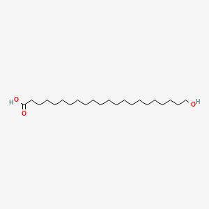 22-Hydroxydocosanoic acid chemical structure (CAS 506-45-6)