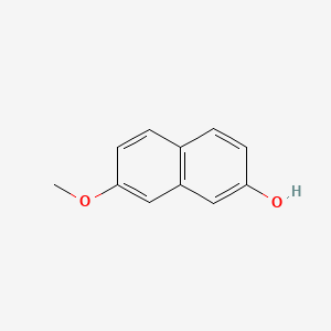 7-Methoxynaphthalen-2-ol chemical structure (CAS 5060-82-2)