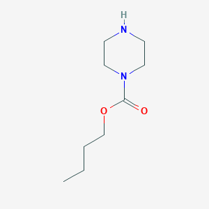 Butyl piperazine-1-carboxylate chemical structure (CAS 50606-32-1)
