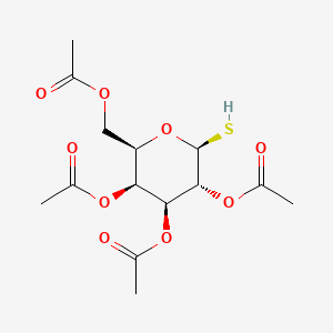 (2R,3S,4S,5R,6S)-2-(Acetoxymethyl)-6-mercaptotetrahydro-2H-pyran-3,4,5-triyl triacetate chemical structure (CAS 50615-66-2)