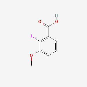 2-Iodo-3-methoxybenzoic acid chemical structure (CAS 50627-31-1)