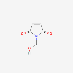 1-(Hydroxymethyl)-1H-pyrrole-2,5-dione chemical structure (CAS 5063-96-7)