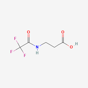 3-(2,2,2-Trifluoroacetamido)propanoic acid chemical structure (CAS 50632-82-1)
