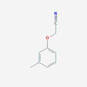 m-Tolyloxyacetonitrile chemical structure (CAS 50635-22-8)