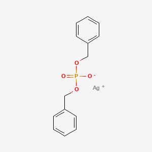 Silver(I) dibenzyl phosphate chemical structure (CAS 50651-75-7)