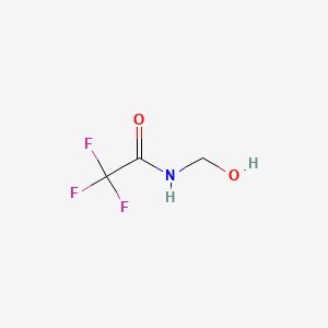 2,2,2-Trifluoro-N-(hydroxymethyl)acetamide chemical structure (CAS 50667-69-1)