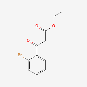 Ethyl 3-(2-bromophenyl)-3-oxopropanoate chemical structure (CAS 50671-05-1)