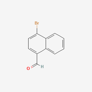 4-Bromo-1-naphthaldehyde chemical structure (CAS 50672-84-9)