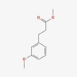 Methyl 3-(3-methoxyphenyl)propanoate chemical structure (CAS 50704-52-4)