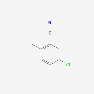 5-Chloro-2-methylbenzonitrile chemical structure (CAS 50712-70-4)
