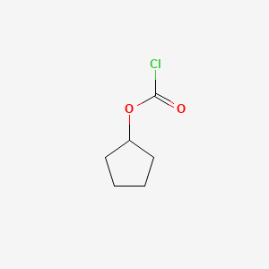Cyclopentyl carbonochloridate chemical structure (CAS 50715-28-1)
