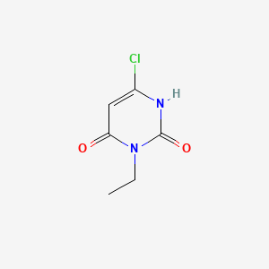 6-Chloro-3-ethylpyrimidine-2,4(1H,3H)-dione chemical structure (CAS 50721-47-6)