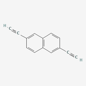 2,6-Diethynylnaphthalene chemical structure (CAS 507276-82-6)