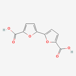 [2,2'-Bifuran]-5,5'-dicarboxylic acid chemical structure (CAS 50738-83-5)