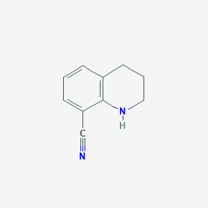 1,2,3,4-Tetrahydroquinoline-8-carbonitrile chemical structure (CAS 50741-37-2)