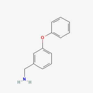 (3-Phenoxyphenyl)methanamine chemical structure (CAS 50742-37-5)