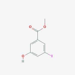 Methyl 3-hydroxy-5-iodobenzoate chemical structure (CAS 50765-22-5)