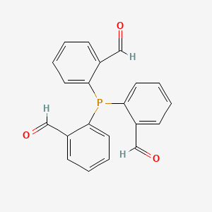 2,2',2''-Phosphinetriyltribenzaldehyde chemical structure (CAS 50777-83-8)